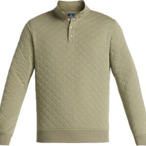 George Olive Quilted Puffer Jacket